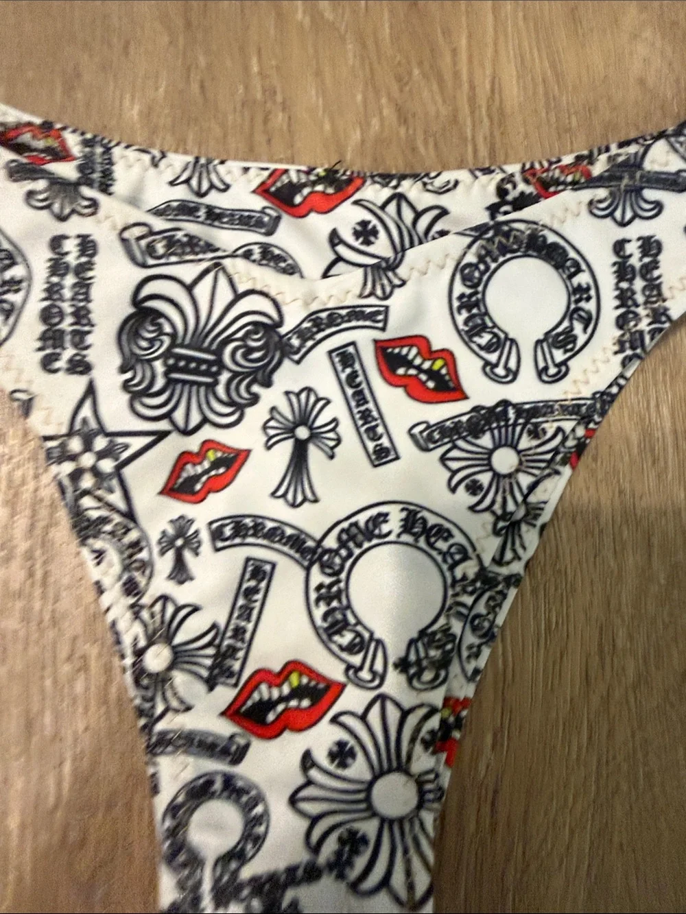 Chrome hearts Marty boy x dipped in blue bikini